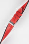 Pebro VIBRANT Genuine Leather Watch Strap in RED