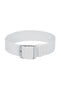 PERLON Braided One Piece Watch Strap & Buckle in WHITE