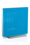 blue desk clock