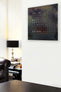 iron wall clock (on wall)