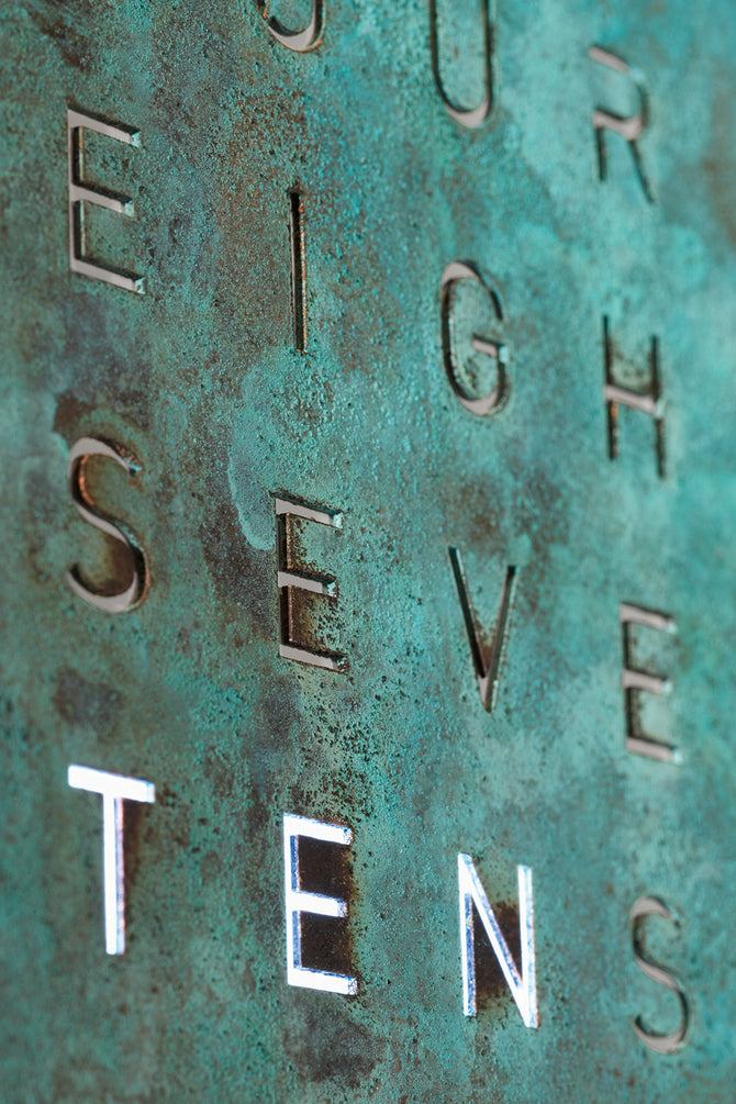 Coppe Wall Clock (up-close)