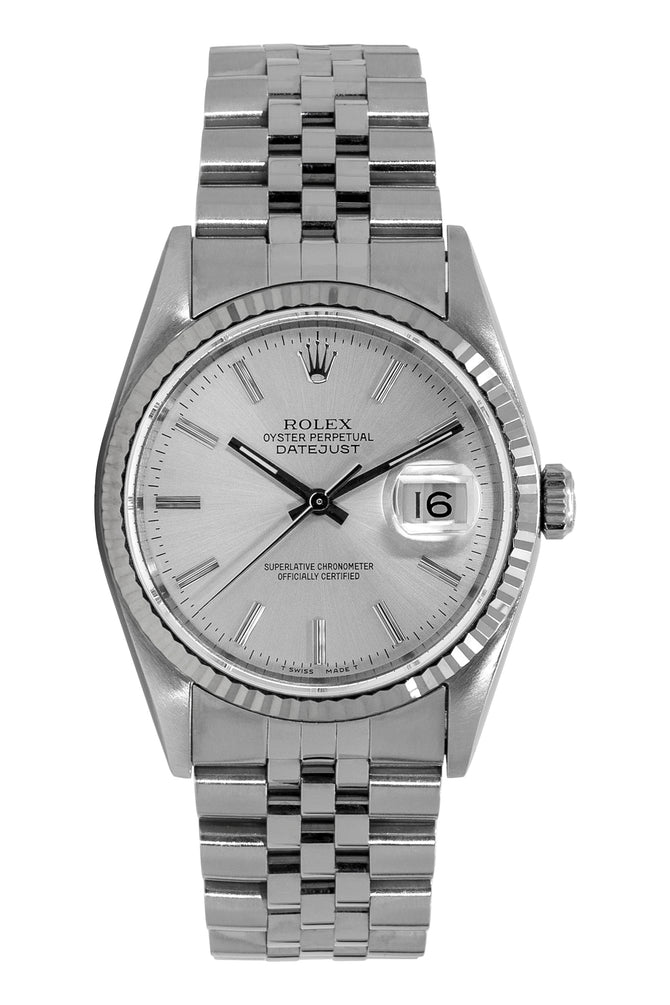 ROLEX Datejust 16234 Stainless Steel Watch – Silver Dial