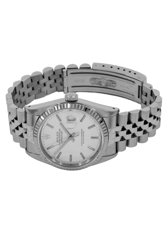 ROLEX Datejust 16234 Stainless Steel Watch – Silver Dial