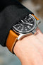 RIOS1931 NEW YORK Shell Cordovan Leather Watch Strap in HONEY