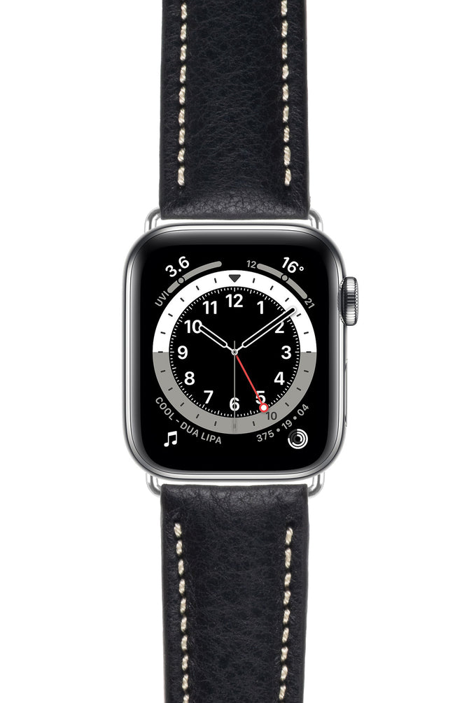 RIOS1931 Screw-Fitting Strap Connector for SILVER STAINLESS STEEL Apple Watch