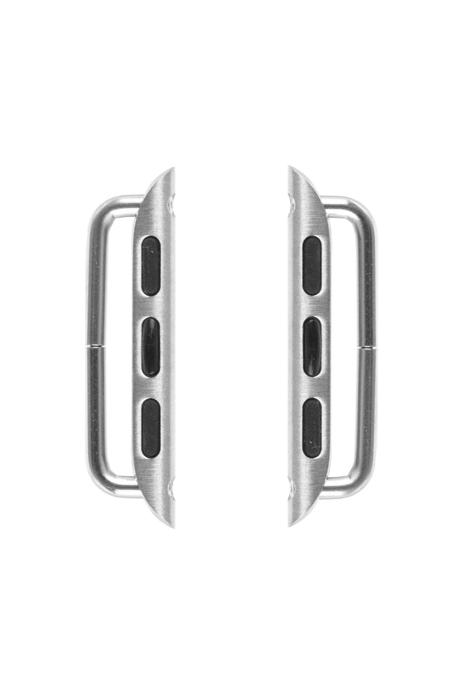 RIOS1931 Screw-Fitting Strap Connector for SILVER STAINLESS STEEL Apple Watch