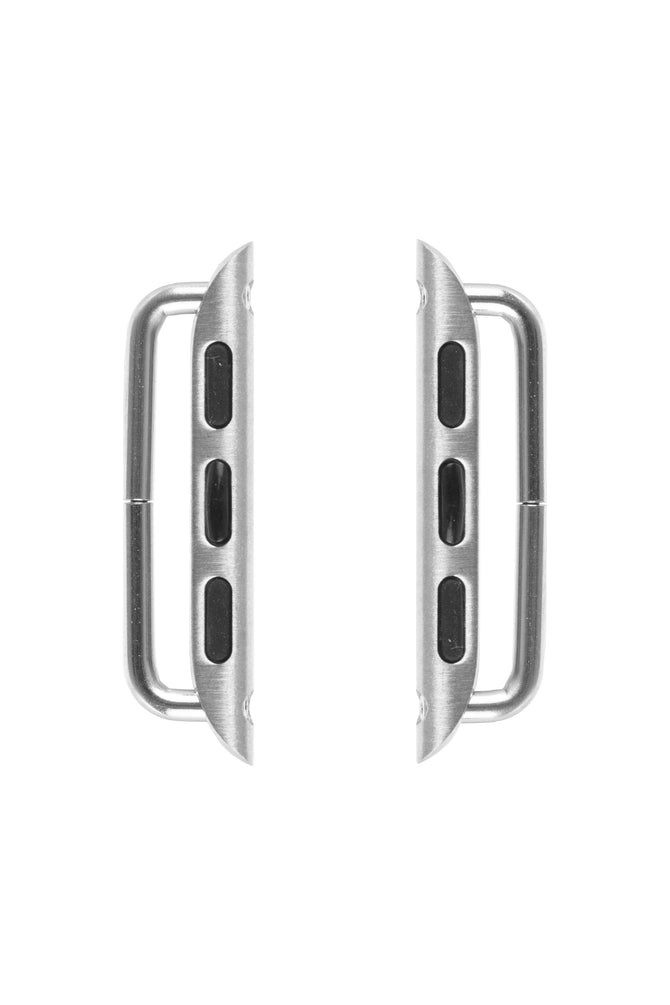 RIOS1931 Screw-Fitting Strap Connector for SILVER STAINLESS STEEL Apple Watch