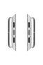RIOS1931 Screw-Fitting Strap Connector for SILVER STAINLESS STEEL Apple Watch