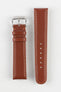 RIOS1931 ARIZONA Genuine Saddle Leather Hook-On Watch Strap in COGNAC