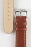 RIOS1931 ARIZONA Genuine Saddle Leather Hook-On Watch Strap in COGNAC