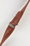 RIOS1931 ARIZONA Genuine Saddle Leather Hook-On Watch Strap in COGNAC