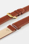 RIOS1931 ARIZONA Genuine Saddle Leather Hook-On Watch Strap in COGNAC