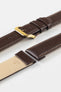 RIOS1931 ARIZONA Genuine Saddle Leather Hook-On Watch Strap in MOCHA