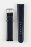 RIOS1931 ARIZONA Genuine Saddle Leather Hook-On Watch Strap in OCEAN BLUE