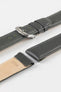 RIOS1931 ARIZONA Genuine Saddle Leather Hook-On Watch Strap in STONE GREY