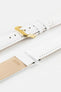 RIOS1931 ARIZONA Genuine Saddle Leather Hook-On Watch Strap in WHITE