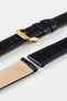 RIOS1931 ARIZONA Genuine Saddle Leather Watch Strap in BLACK