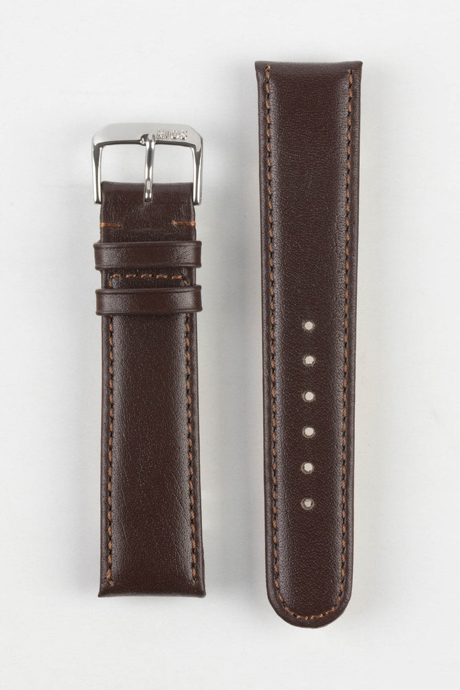 saddle leather watch strap