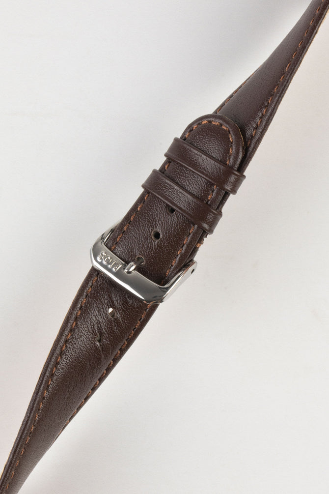 RIOS1931 ARIZONA Genuine Saddle Leather Watch Strap in MOCHA