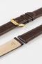 RIOS1931 ARIZONA Genuine Saddle Leather Watch Strap in MOCHA