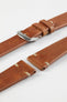 cognac watch strap 