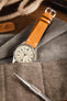 RIOS1931 BEDFORD Genuine Vintage Leather Watch Strap in HONEY