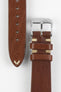 RIOS1931 BEDFORD Genuine Vintage Leather Watch Strap in MAHOGANY