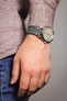 grey leather watch strap 