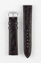 RIOS1931 BRAZIL Crocodile-Embossed Leather Watch Strap in MOCHA