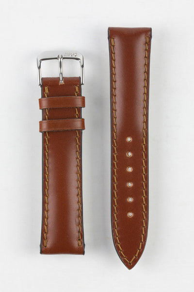 RIOS1931 CHICAGO Shell Cordovan Leather Watch Strap in COGNAC