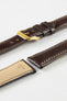 RIOS1931 CHICAGO Shell Cordovan Leather Watch Strap in MOCHA