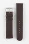 RIOS1931 CLASSIC Low-Profile Leather Watch Strap in MOCHA