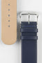 RIOS1931 CLASSIC Low-Profile Leather Watch Strap in OCEAN BLUE