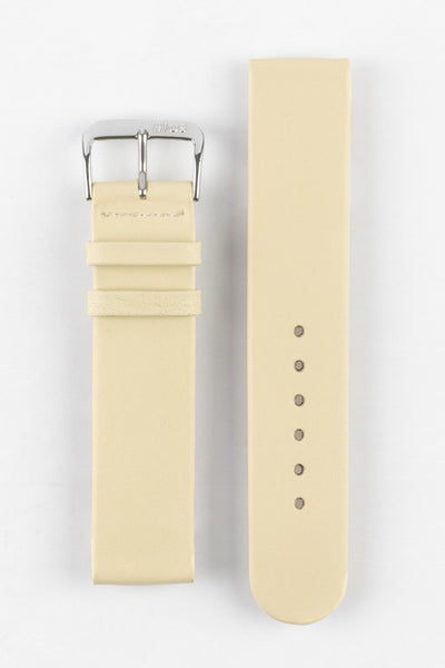 RIOS1931 CLASSIC Low-Profile Leather Watch Strap in SAND