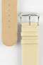 RIOS1931 CLASSIC Low-Profile Leather Watch Strap in SAND