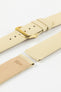 RIOS1931 CLASSIC Low-Profile Leather Watch Strap in SAND
