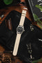 RIOS1931 CLASSIC Low-Profile Leather Watch Strap in SAND
