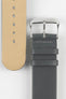 RIOS1931 CLASSIC Low-Profile Leather Watch Strap in STONE GREY