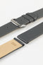 RIOS1931 CLASSIC Low-Profile Leather Watch Strap in STONE GREY