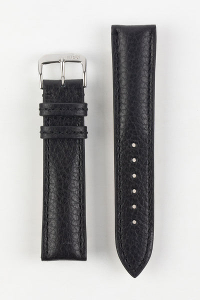 RIOS1931 COLORADO Genuine Buffalo Leather Watch Strap in BLACK