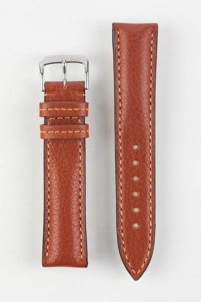 RIOS1931 COLORADO Genuine Buffalo Leather Watch Strap in COGNAC