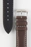 RIOS1931 DEEP SEA Hydrophobic Leather Watch Strap in MOCHA