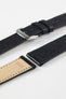 RIOS1931 FRENCH Leather Watch Strap in BLACK