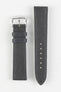 RIOS1931 FRENCH Leather Watch Strap in GRAPHITE