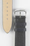 RIOS1931 FRENCH Leather Watch Strap in GRAPHITE