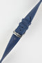 RIOS1931 FRENCH Leather Watch Strap in OCEAN BLUE