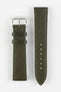 RIOS1931 FRENCH Leather Watch Strap in OLIVE DRAB