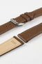 RIOS1931 FRENCH Leather Watch Strap in TOBACCO
