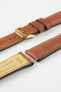 RIOS1931 GARMISCH Organic Leather Watch Strap in COGNAC