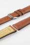 RIOS1931 GARMISCH Organic Leather Watch Strap in COGNAC
